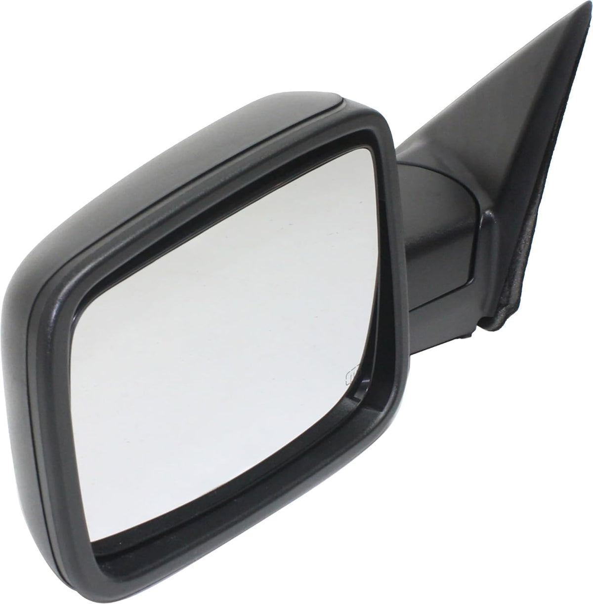 Front Power Mirror Manual Folding Heated Textured Left Driver Side Direct Replacement Compatible With 2013-2018 Ram 1500/2500 CH1320354 68462819AA 68147863AS 68147863