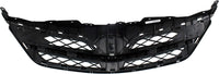 AUTOS PARTS PLUS Front Bumper Cover Primed + Upper Grille Painted Black Shell And Insert + Lower Textured Direct Replacement Compatible With 2011-2013 Toyota Corolla TO1000372 TO1036125 TO1200340