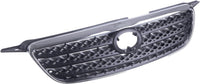 Front Grille Chrome Shell/Painted Dark Gray Insert Direct Replacement Compatible With 2005-2008 Toyota Corolla TO1200278 5310002090
