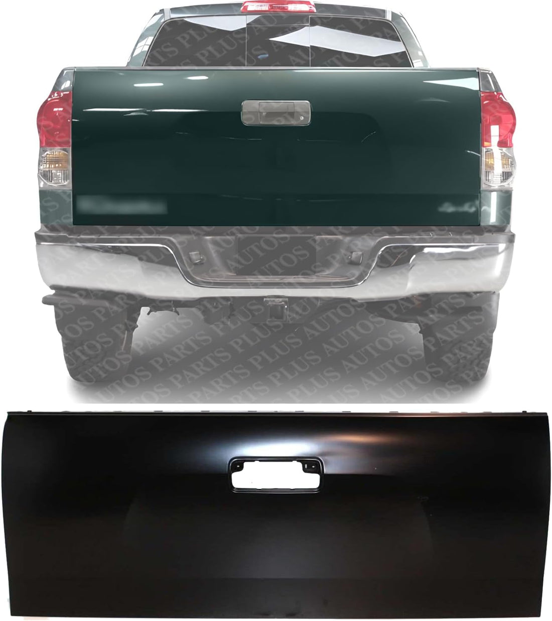 Tail Gate Primed Steel Direct Replacement Compatible with 2007-2011 Toyota Tundra TO1900112 657000C072