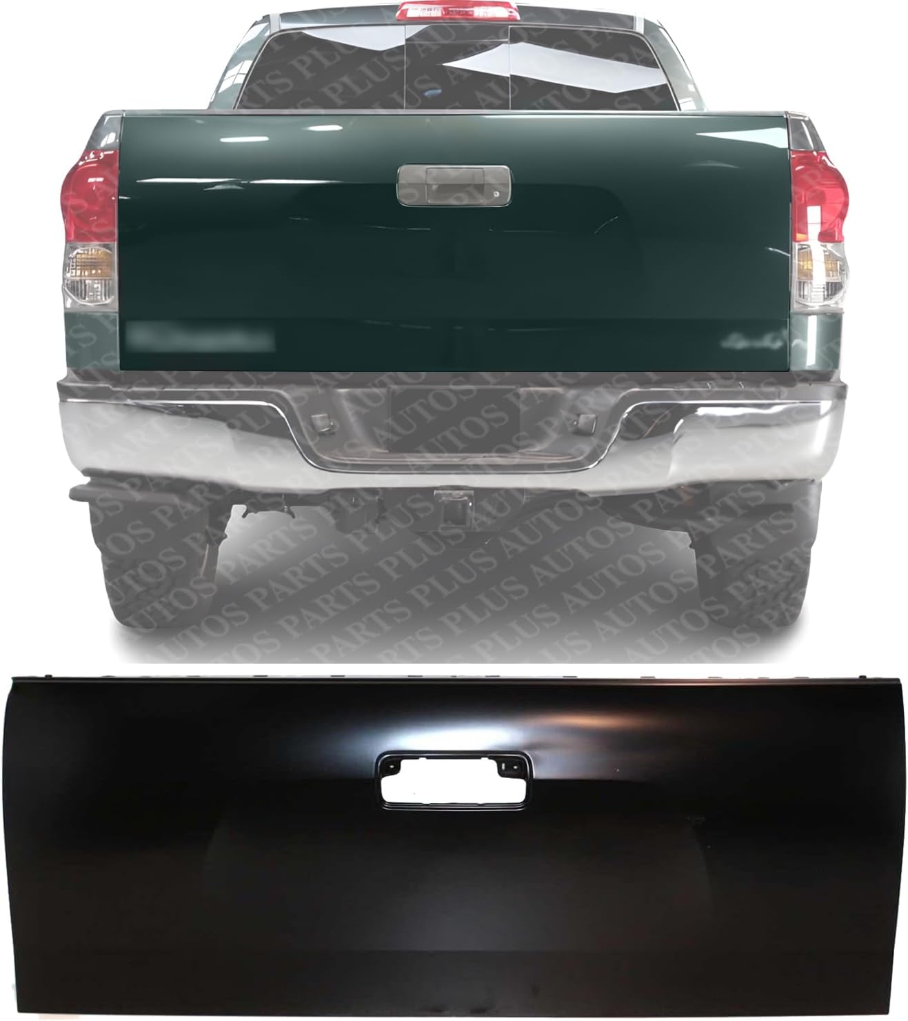 Tail Gate Primed Steel Direct Replacement Compatible with 2007-2011 Toyota Tundra TO1900112 657000C072