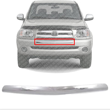 Front Bumper Lower Molding Chrome Direct Replacement Compatible With 2000-2006 Toyota Tundra TO1044109 527010C010