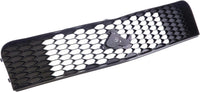 Front Upper & Lower Grille Textured + Bumper Brackets Left Drive & Right Passenger Side Direct Replacement Compatible With 2005-2009 Ford Mustang FO1200421 FO1036115 FO1066166