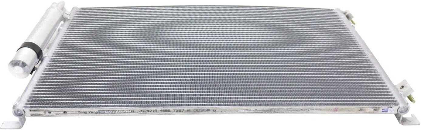 Front AC Condenser Aluminum Core Direct Replacement Compatible With 2015-2022 Ford Mustang FO3030247 FR3Z19712D