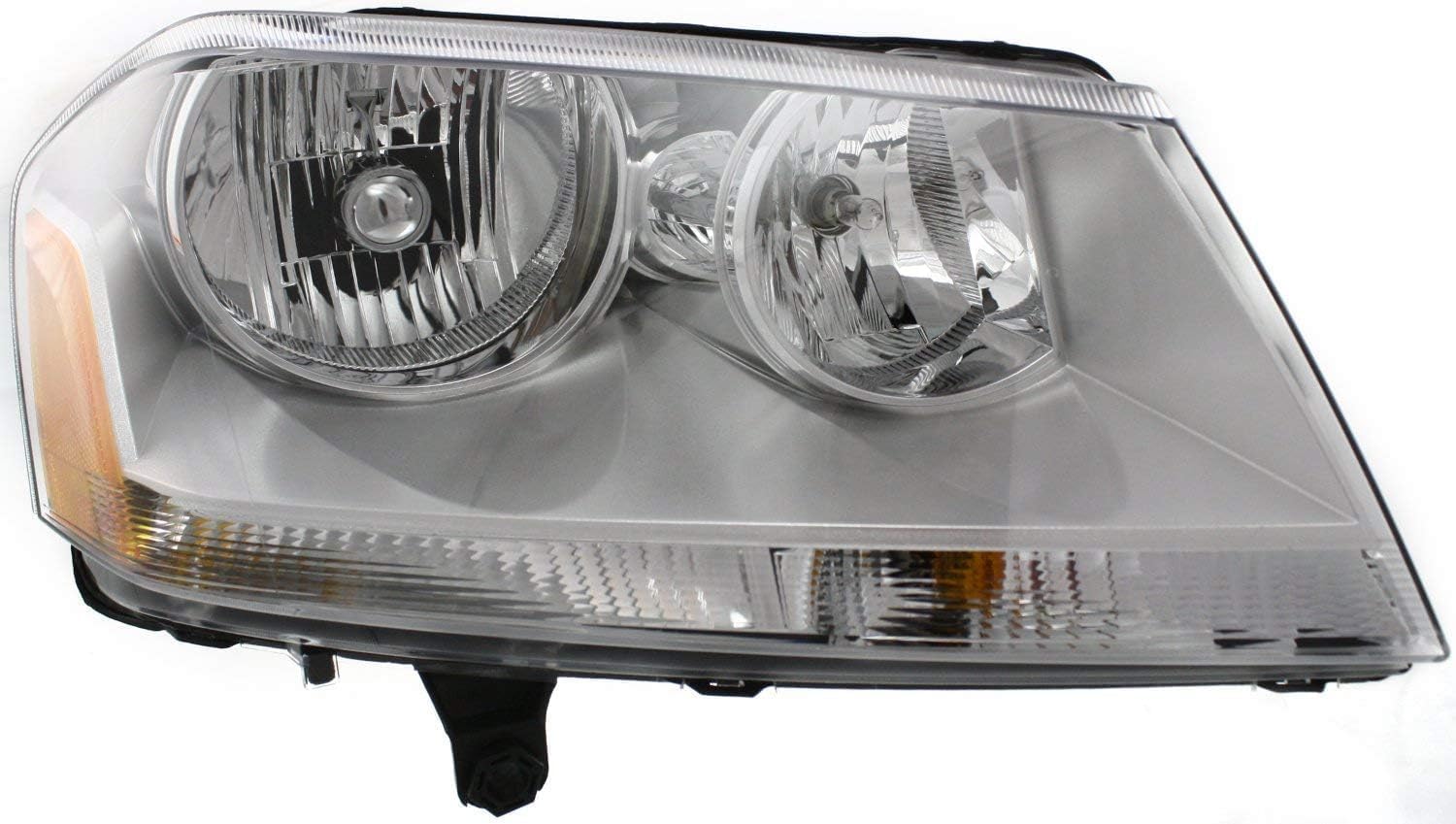 Set Of 2 Front Headlight Assembly Right Passenger & Left Driver Side Direct Replacement Compatible With 2008-2014 Dodge Avenger 5116343AD-PFM 5116342AD-PFM