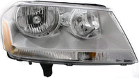 Set Of 2 Front Headlight Assembly Right Passenger & Left Driver Side Direct Replacement Compatible With 2008-2014 Dodge Avenger 5116343AD-PFM 5116342AD-PFM