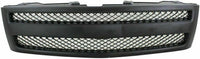 AUTOS PARTS PLUS Front Grille Textured Shell & Insert Direct Replacement Compatible With Chevrolet Silverado 1500 2007-2013 GM1200578 25810706 22829433