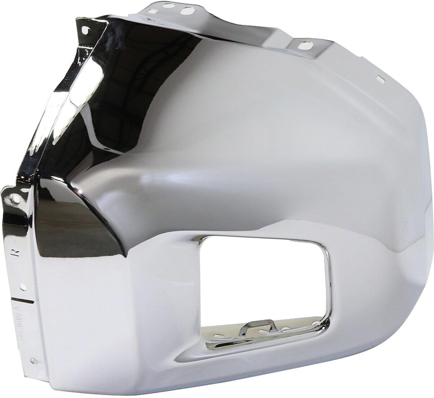 AUTOS PARTS PLUS Front Bumper End Cap Chrome Steel Right Passenger Side Direct Replacement Compatible With 2014-2021 Toyota Tundra TO1005184 521120C040