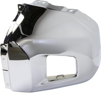 AUTOS PARTS PLUS Front Bumper End Cap Chrome Steel Right Passenger Side Direct Replacement Compatible With 2014-2021 Toyota Tundra TO1005184 521120C040