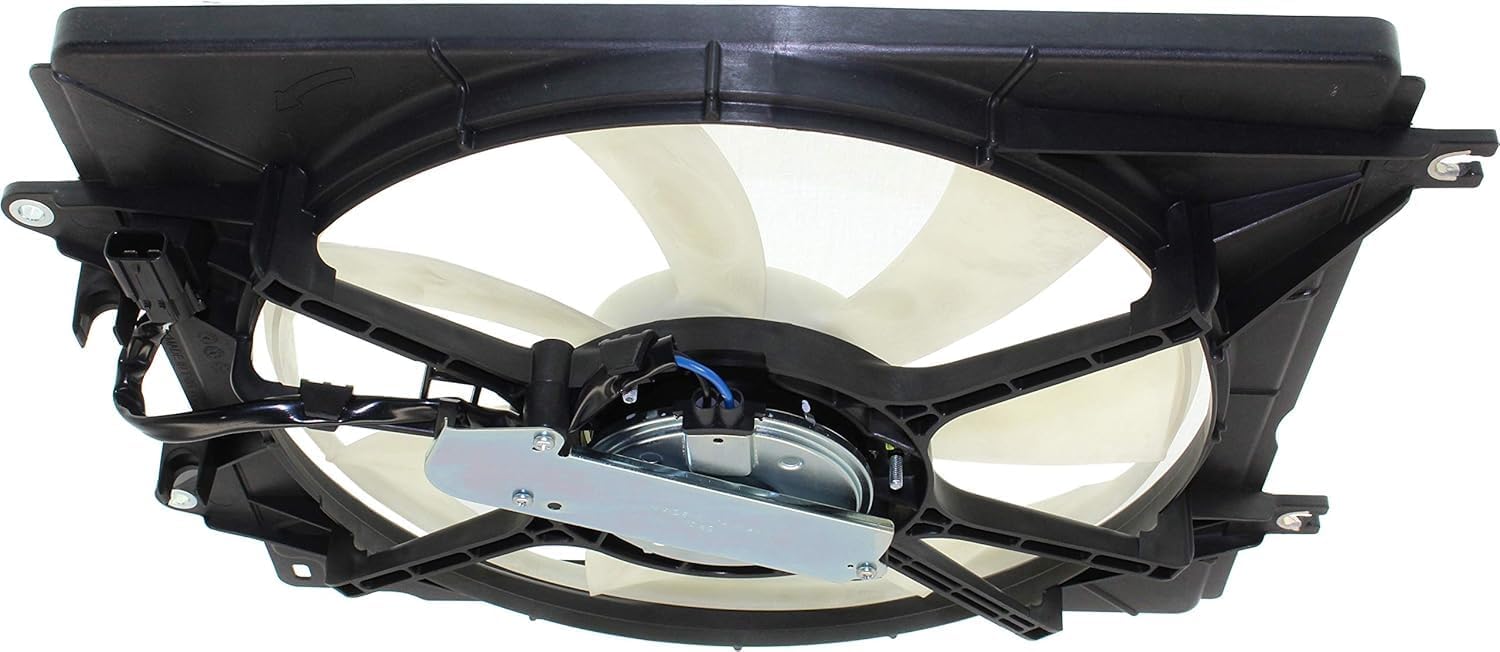 AUTOS PARTS PLUS Front A/C Condenser Cooling Fans Assembly Right Passenger Side Direct Replacement Compatible With 2017-2022 Honda CR-V HO3113141 386155PAA01-PFM 386165PAA01
