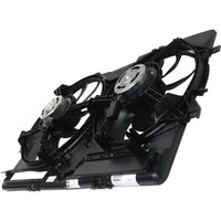 Front Radiator Cooling Fan Assembly Plastic Direct Replacement Compatible with 2008-2017 Audi A5 Quattro / 2009-2017 Audi Q5 / 2019-2021 Porsche Macan AU3115113 8K0121207A-PFM