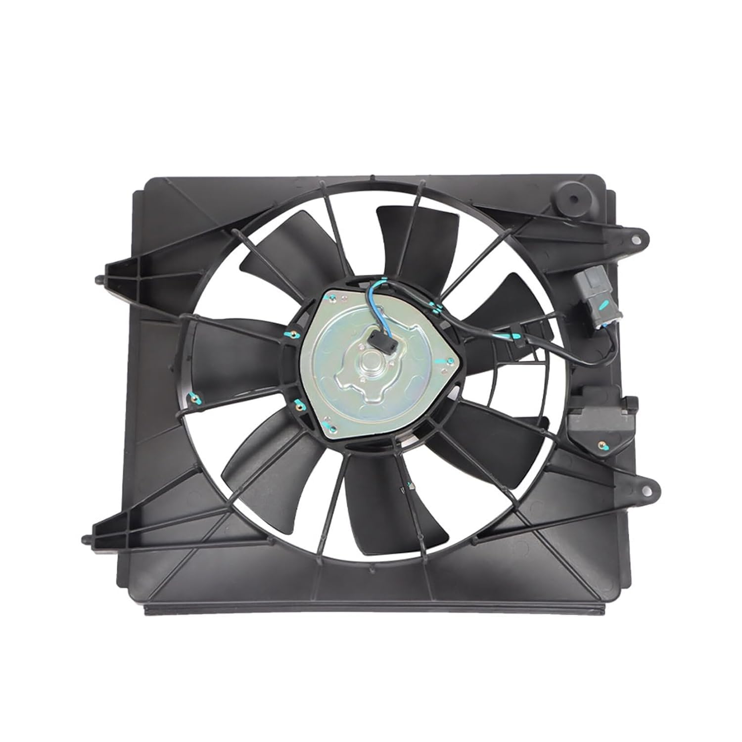 Set of 2 Front Radiator Cooling & A/C Condenser Fan Direct Replacement Compatible with 2007-2009 Honda CR-V HO3110116 HO3120102 19015RZAA01-PFM 19015RZAA01 19020PNLG01 38615RZAA01
