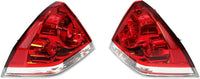 Set Of 2 Tail Light Assembly Left Driver & Right Passenger Side Direct Replacement Compatible With 2006-2013 Chevrolet Impala / 2014-2016 Limited GM2800193 GM2801193 25971598