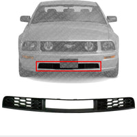 Front Bumper Lower Grille Textured Direct Replacement Compatible With 2005-2009 Ford Mustang FO1036115 7R3Z17K945AB