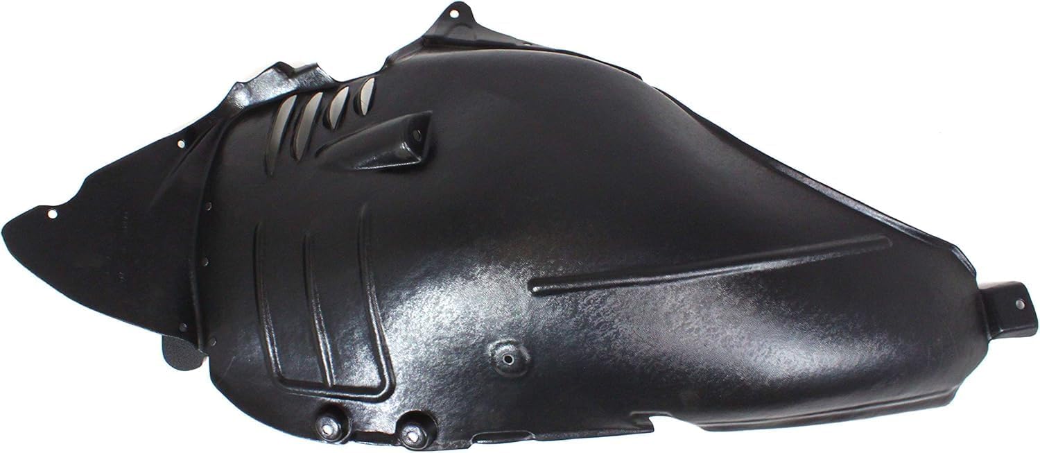 Front Section Fender Liner Left Driver Side Direct Replacement Compatible With 2007-2010 Mercedes Benz CL-Class MB1248121 2166900930