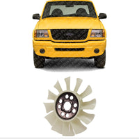 Front Radiator Cooling Fan Blade Direct Replacement Compatible With 1995-2008 Ford Ranger FO3112105 F57Z8600B