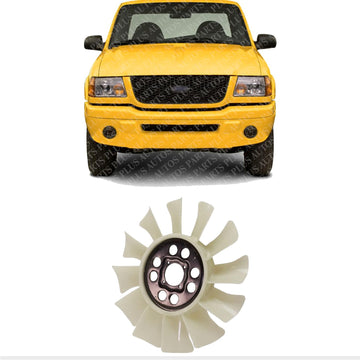 Front Radiator Cooling Fan Blade Direct Replacement Compatible With 1995-2008 Ford Ranger FO3112105 F57Z8600B