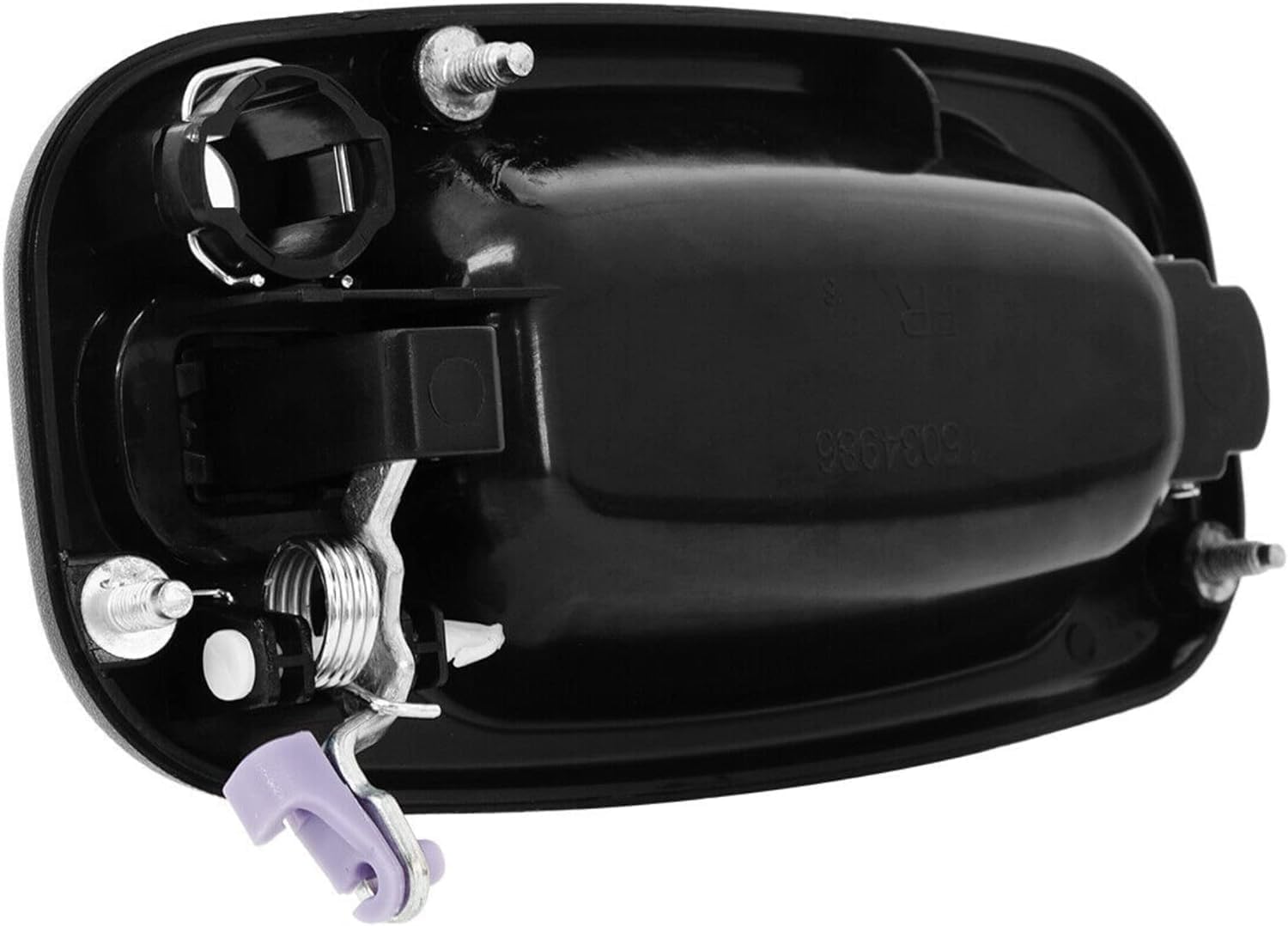 Front Exterior Door Handle Textured Right Passenger Side Direct Replacement Compatible with 1999-2006 Chevrolet Silverado/GMC Sierra GM1311129 15034986