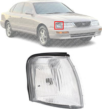 Front Corner Light Assembly Right Passenger Side Direct Replacement Compatible With 1995-1997 Toyota Avalon TO2521145 8161007010