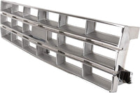 Front Grille Chrome Shell And Insert Direct Replacement Compatible With 1983-1990 Chevrolet S10 Blazer / 1982-1990 Pickup GM1200334 14027187