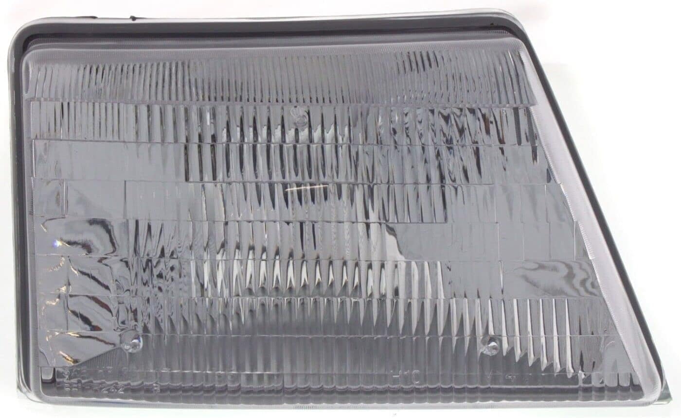 Front Grille Chrome Shell & Insert + Headlights Assembly + Corner Lamps Left Driver & Right Passenger Side Direct Replacement Compatible With 1998-2000 Ford Ranger FO1200340 FO2520144