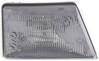 Front Grille Chrome Shell & Insert + Headlights Assembly + Corner Lamps Left Driver & Right Passenger Side Direct Replacement Compatible With 1998-2000 Ford Ranger FO1200340 FO2520144