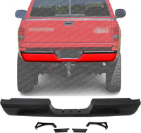 Rear Step Bumper Assembly Primed Steel Direct Replacement Compatible With 1994-2001 Dodge Ram 1500/1994-2002 2500 3500 CH1102332 5073624AA-PFM