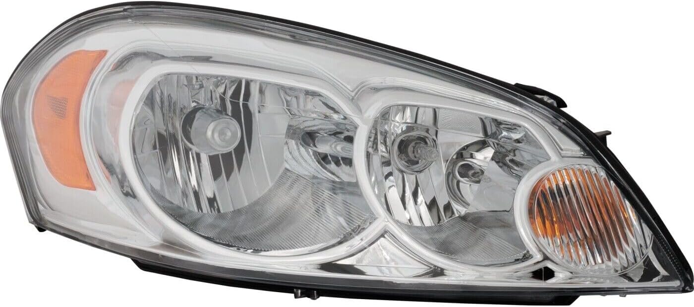 Front Head light Assembly Right Passenger Side Direct Replacement Compatible With 2006-2013 Chevrolet Impala / 2014-2016 Impala Limited GM2503261 25958360
