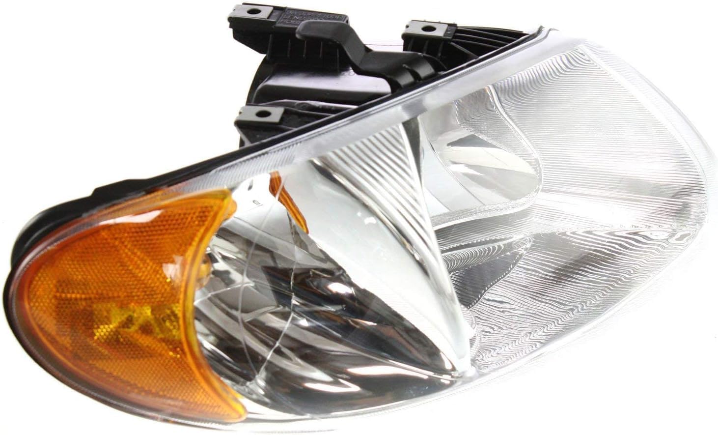 Set Of 2 Front Head Light Assembly Left Driver & Right Passenger Side Direct Replacement Compatible With 2001-2007 Dodge Grand Caravan ‎4857700AC 4857701AC