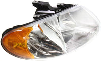 Set Of 2 Front Head Light Assembly Left Driver & Right Passenger Side Direct Replacement Compatible With 2001-2007 Dodge Grand Caravan ‎4857700AC 4857701AC