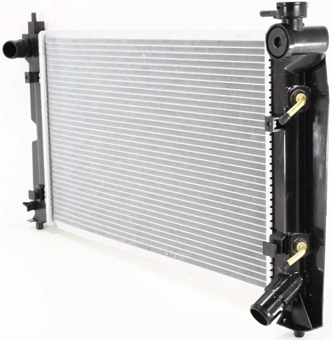 Front Radiator Aluminum Core Direct Replacement Compatible With 2003-2008 Pontiac Vibe/Toyota Corolla/Matrix TO3010271 16410YZZAQ