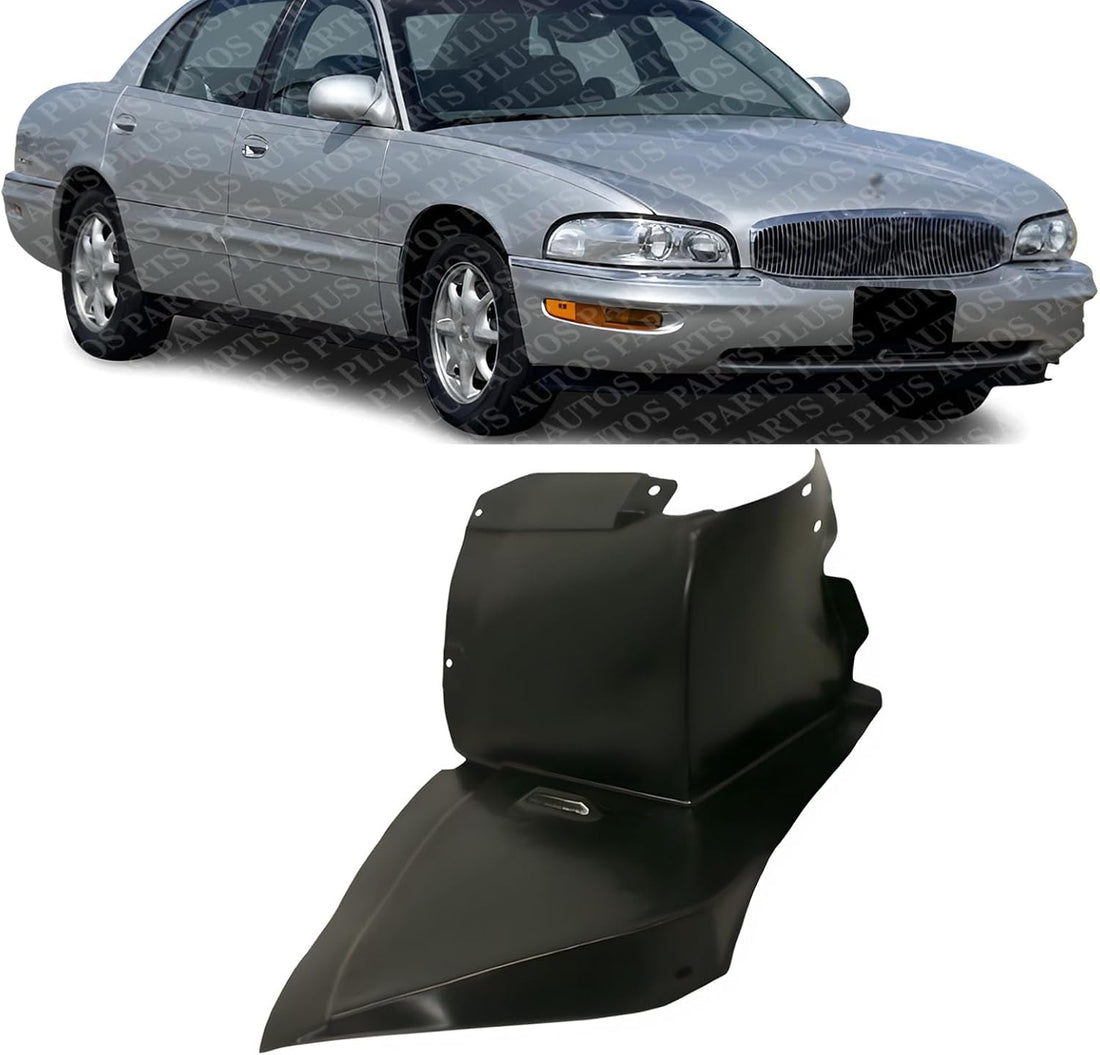 Front Fender Liner Lower Section Cover Extension Right Passenger Side Direct Replacement Compatible With 1997-2005 Buick Park Avenue GM1005152 25759230