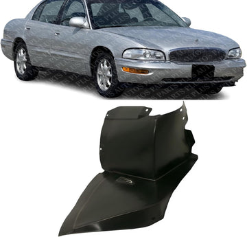 Front Fender Liner Lower Section Cover Extension Right Passenger Side Direct Replacement Compatible With 1997-2005 Buick Park Avenue GM1005152 25759230