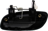 Rear Exterior Door Handle Smooth Black Right Passenger Side Direct Replacement Compatible with 2001-2006 Hyundai Elantra HY1521102 836602D000