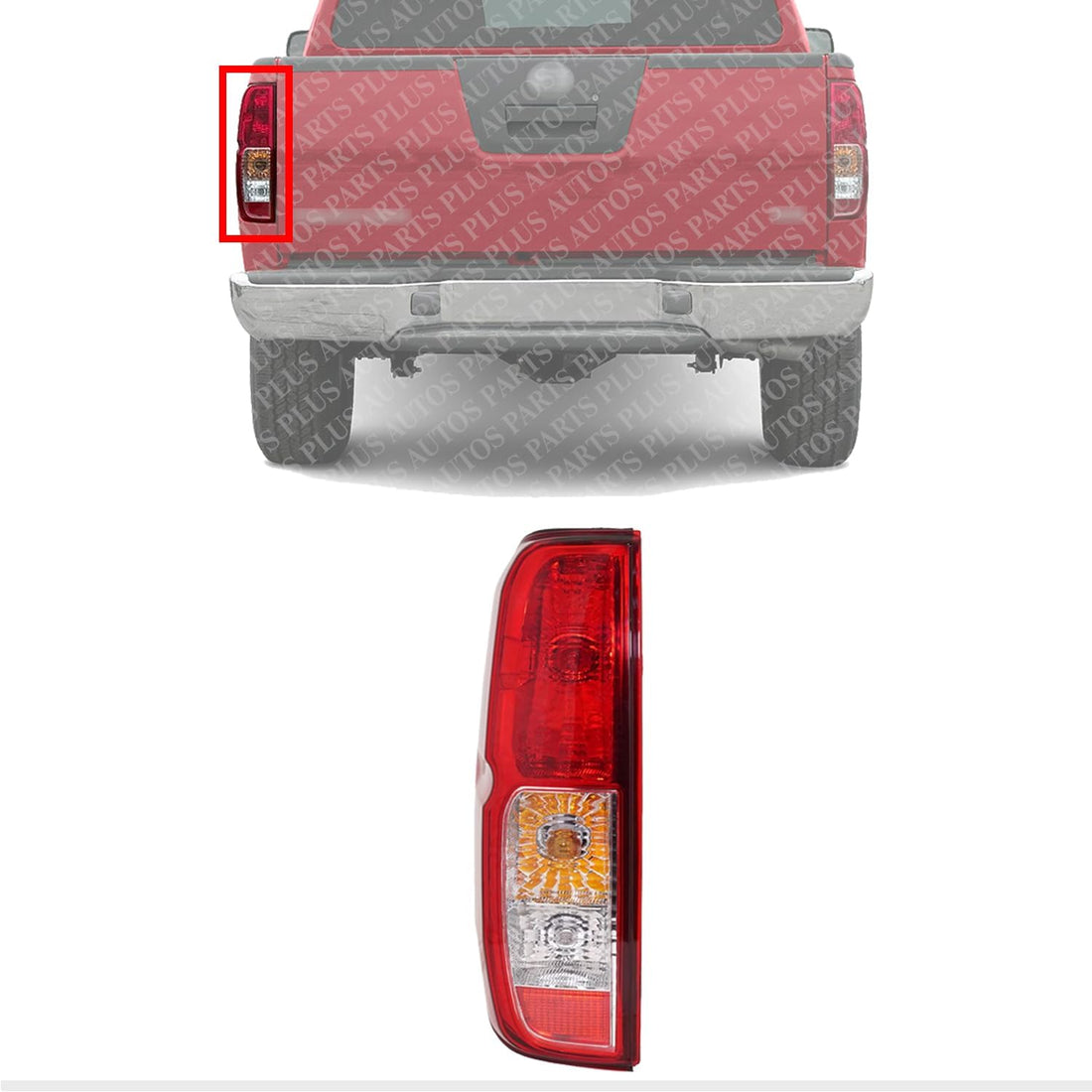 Tail Lamp Assembly Left Driver Side Direct Replacement Compatible With 2005-2014 Nissan Frontier NI2800170 26555EA825