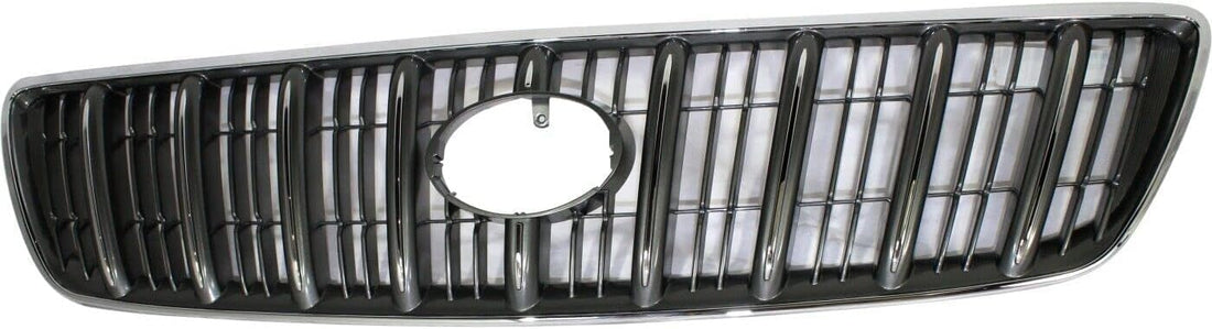 Front Grille Gray Shell and Insert Direct Replacement Compatible With 2000-2003 Lexus RX300 LX1200109 5311148020