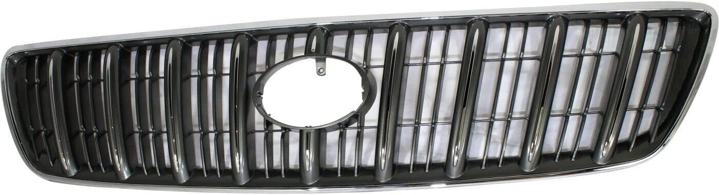 Front Grille Gray Shell and Insert Direct Replacement Compatible With 2000-2003 Lexus RX300 LX1200109 5311148020