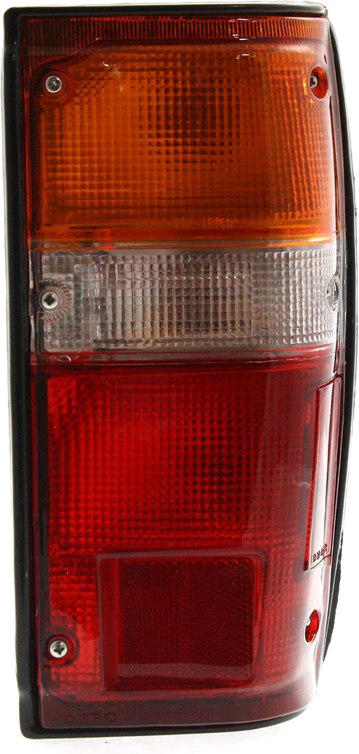 Set Of 2 Tail Light Assembly With Black Trim Right Passenger & Left Driver Side Direct Replacement Compatible With 1984-1989 Toyota 4Runner / 1984-1988 Pickup TO2801103 TO2800103