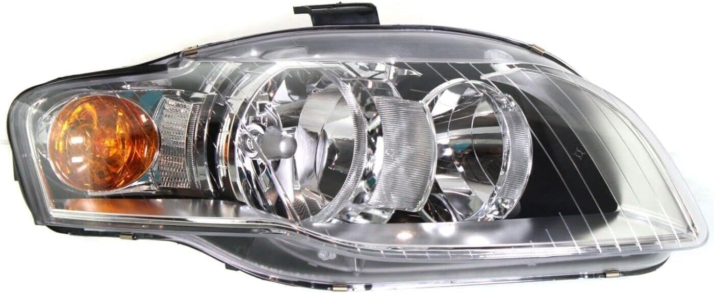 Set Of 2 Front Head Light Assembly Left Driver & Right Passenger Side Direct Replacement Compatible With 2005-2009 Audi A4 / Quattro AU2502128 AU2503128 AU2502128 AU2503128