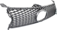 Front Grille Assembly Gray Shell And Insert Plastic Direct Replacement Compatible With 2013-2015 Lexus GS350 / 2015 Lexus GS450h LX1200142 5311130E00