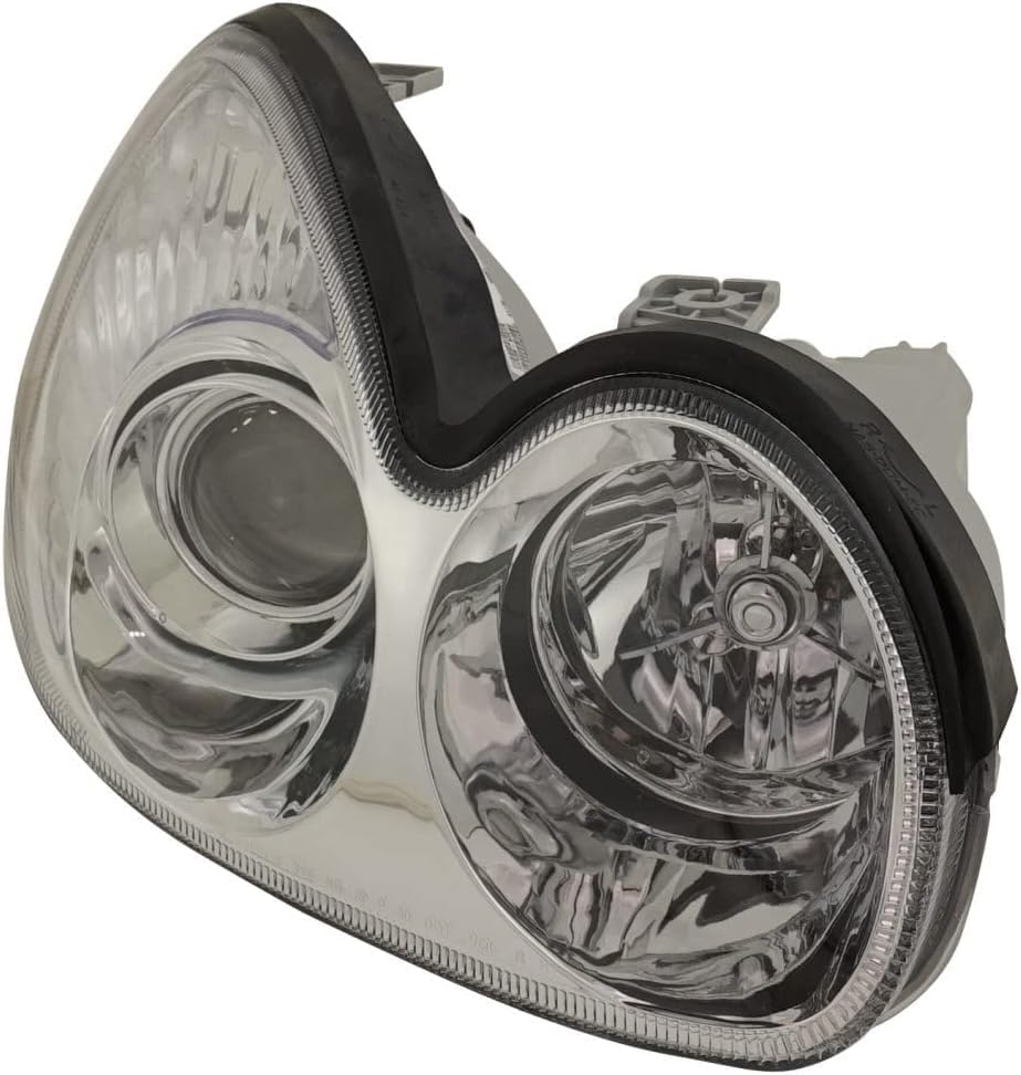 Front Head Light Assembly Right Passenger Side Direct Replacement Compatible With 2002-2005 Hyundai Sonata HY2503126 921023D050