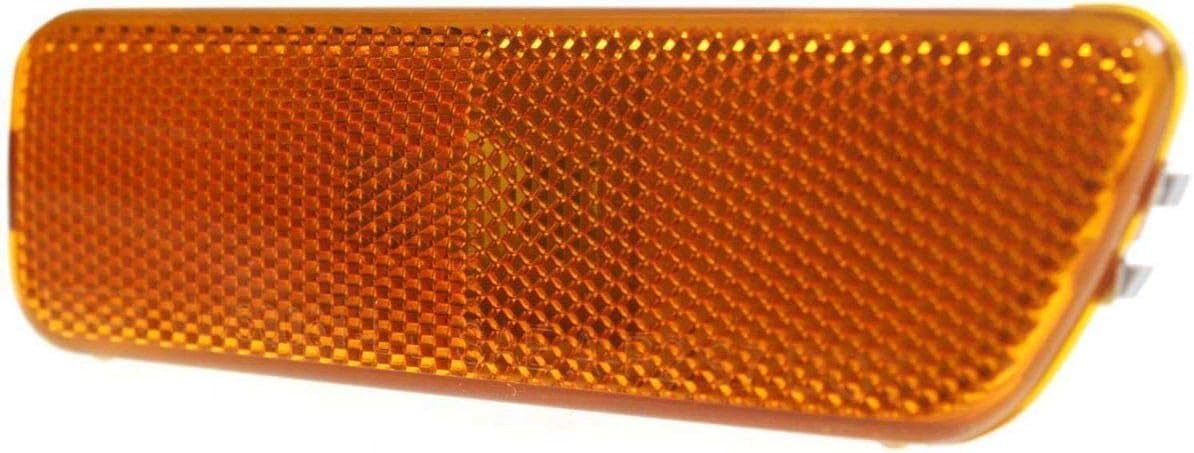 Front Side Marker Light Lens & Housing Left Driver Side Direct Replacement Compatible With 1999-2006 Volkswagen Golf / 1999-2005 Jetta VW2550104 1JM945071