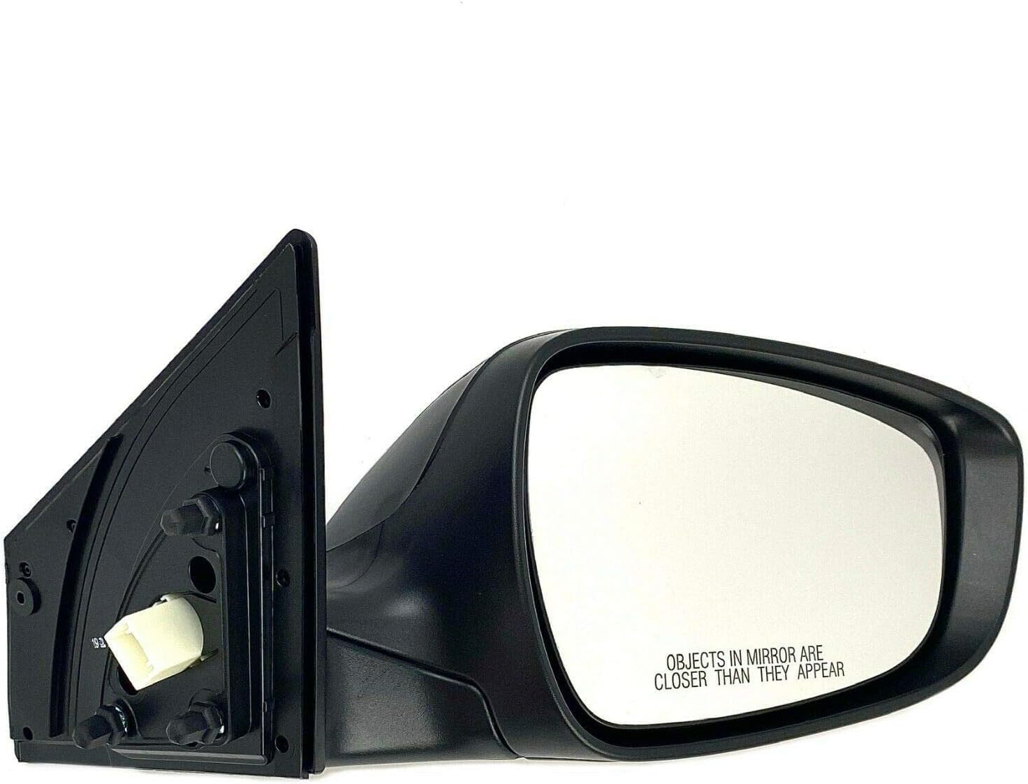 Front Power Mirrors Manual Folding Primed Right Passenger Side Direct Replacement Compatible With 2016 Hyundai Elantra HY1321220 876203Y550 876203X720