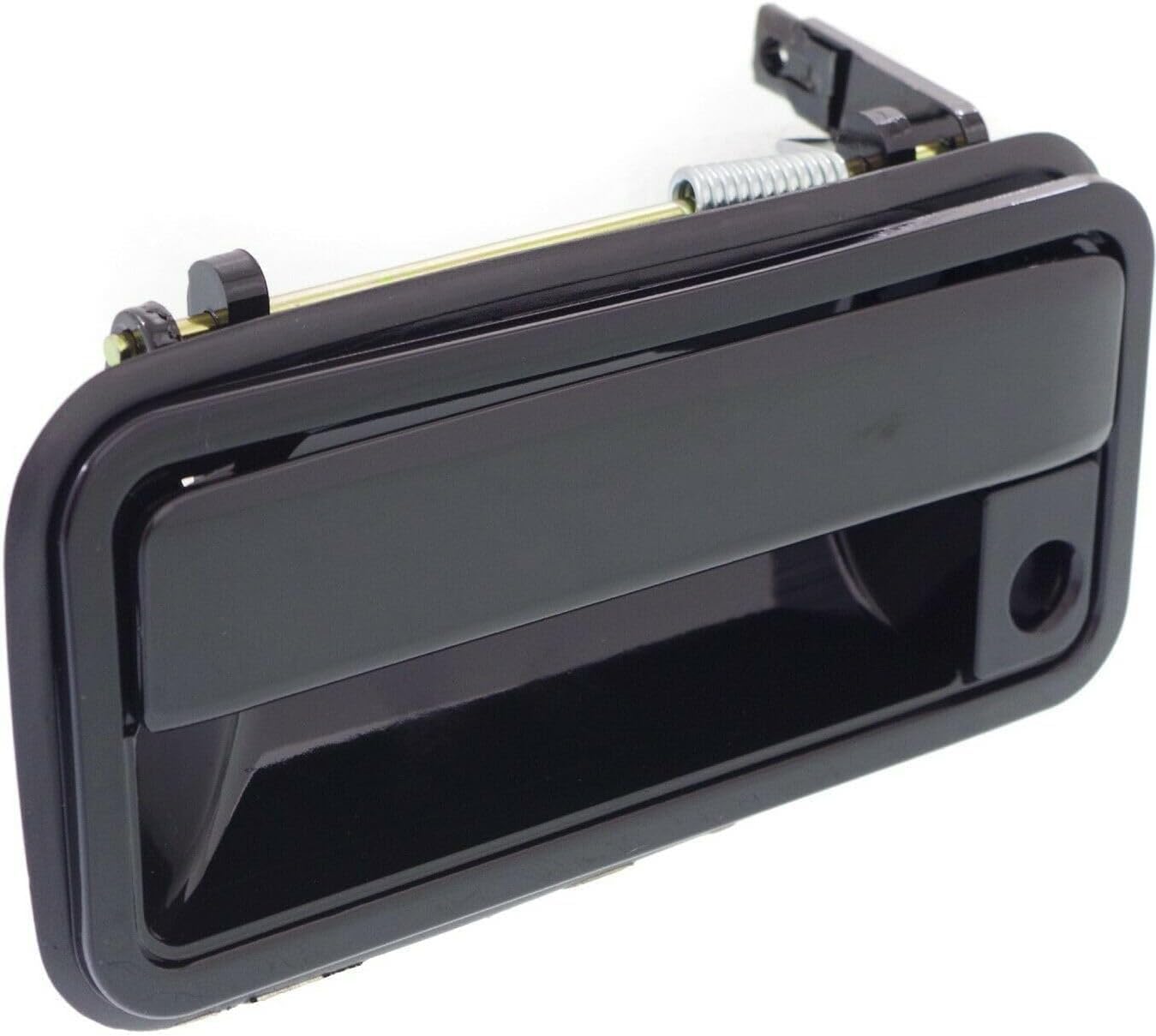 AUTOS PARTS PLUS Set of 2 Front Exterior Door Handle Smooth Black Left Driver & Right Passenger Side Direct Replacement Compatible with 1988-2002 GMC/Chevrolet C/K Series GM1310172 GM1311172