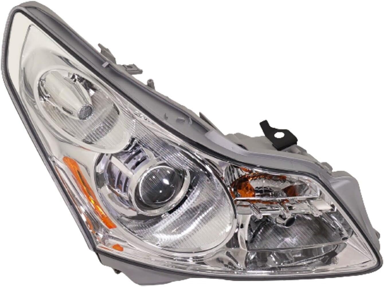 Front Head Light Assembly Right Passenger Side Direct Replacement Compatible With 2007-2008 Infiniti G35 IN2503137 26010JK60C
