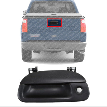 Rear Tail Gate Handle Direct Replacement Compatible with 1997-2003 Ford F-150/1999-2007 F-Series Super Duty FO1915115 7L3Z9943400AA