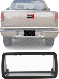 Tail Gate Door Handle Bezel Direct Replacement Compatible with 1994-2004 Chevrolet S10 GM1916103 15007219