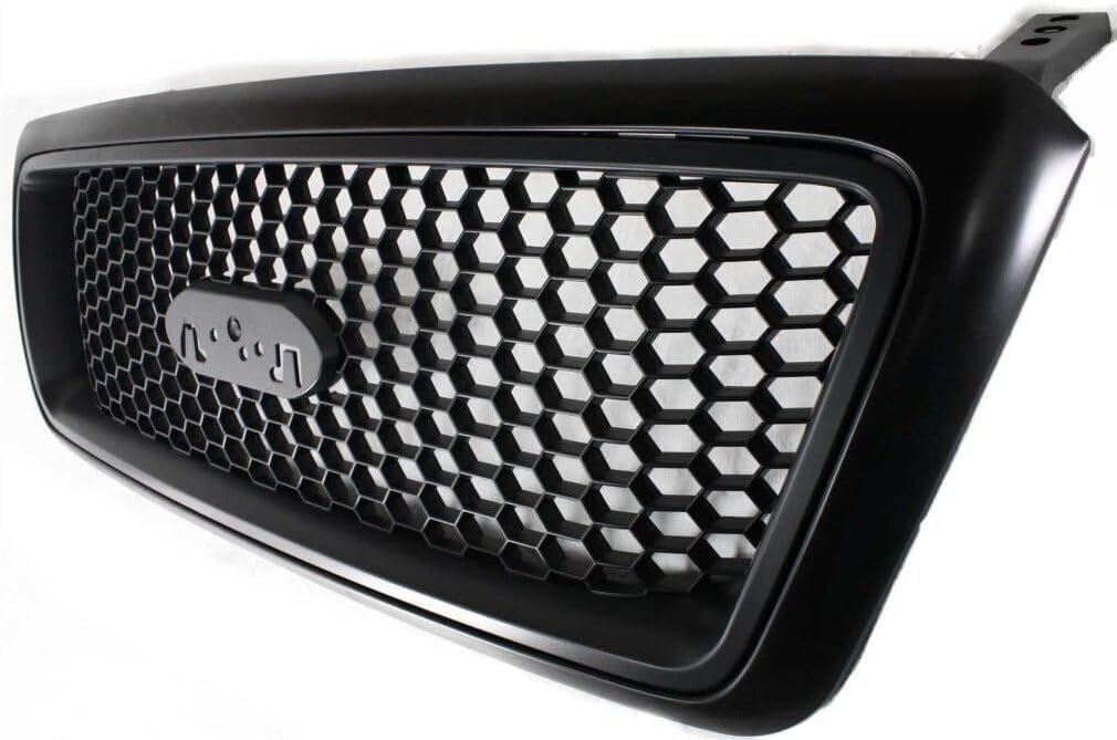 Front Grille PTM Shell With Honeycomb Insert Direct Replacement Compatible With 2004-2006 Ford F-150 FO1200415 4L3Z8200CAPTM