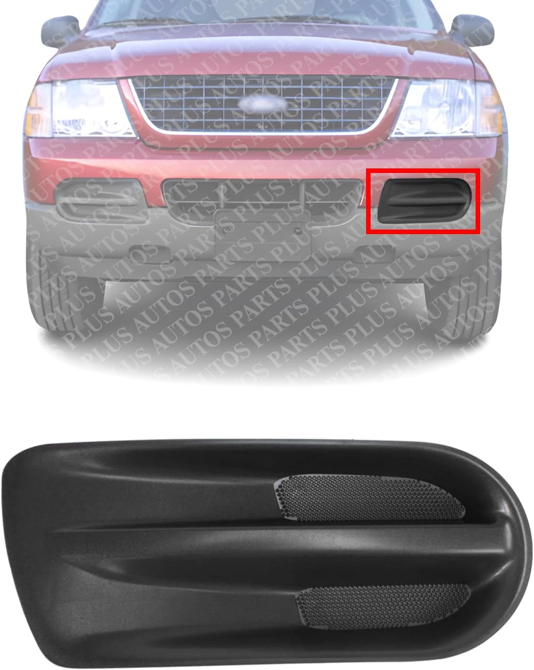 Front Fog Light Outer Cover Primed Left Driver Side Direct Replacement Compatible With 2002-2005 Ford Explorer ‎‎‎‎‎‎‎‎‎‎‎‎‎‎‎‎‎‎‎‎‎‎‎‎‎‎‎‎‎FO1036103 1L2Z17K946CAB 1L2Z17K946CAC