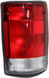 Tail Light Lens And Housing Right Passenger Side Direct Replacement Compatible With 1995-2014 Ford E-Series / 2000-2005 Excursion FO2801114 F5UZ13404A
